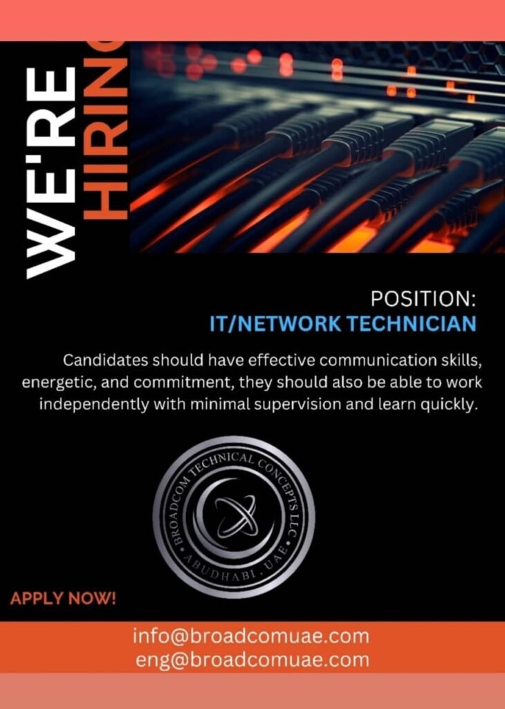 Broadcom Technical Concepts LLC Company career 2023 - New Vacancies Announced