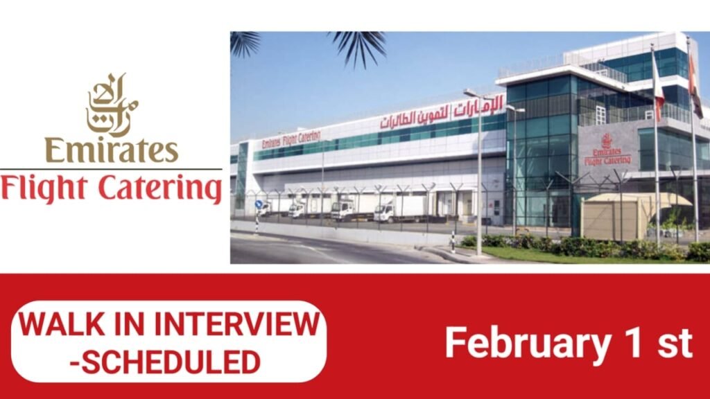 Emirates Flight Catering Careers in UAE |Lates Interview 2024