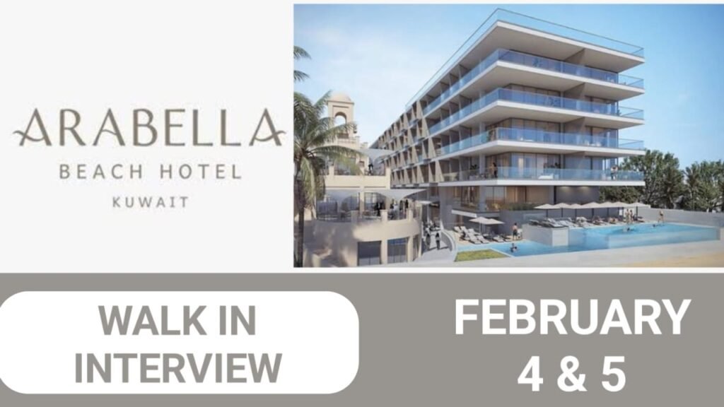 Arabella Beach Hotel Careers in Kuwait