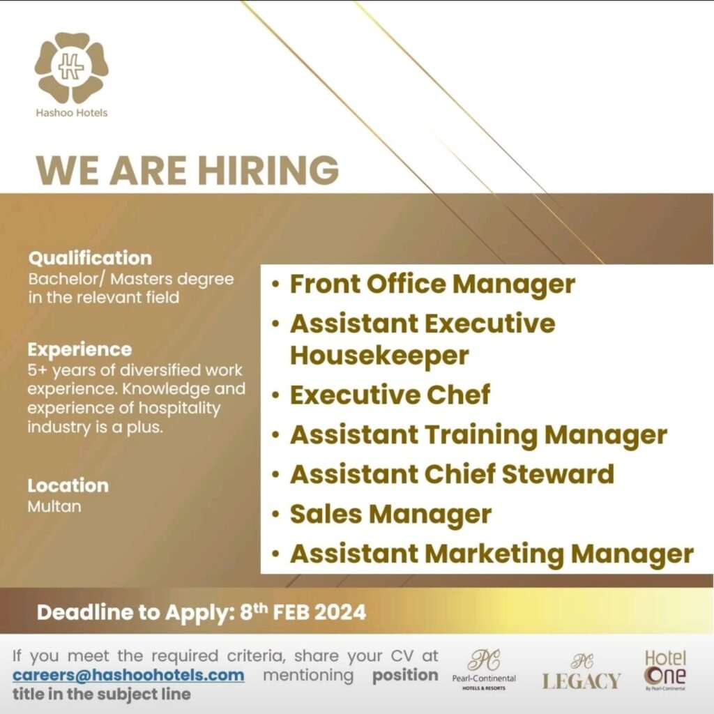 Hashoo Hotel Careers in UAE
