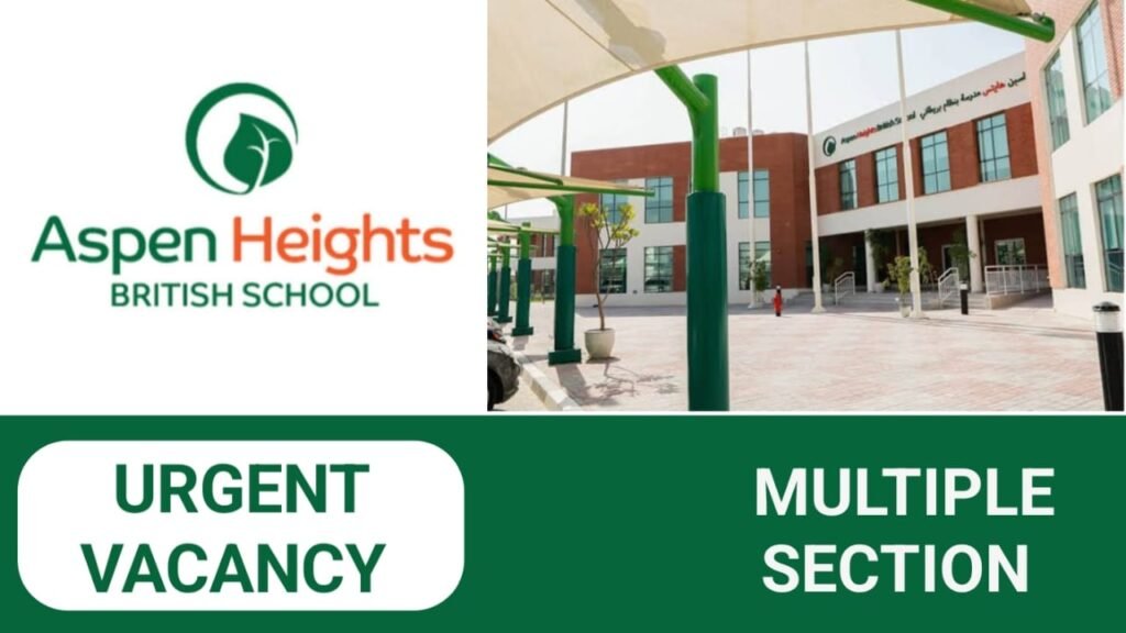 Aspen Heights British School Careers