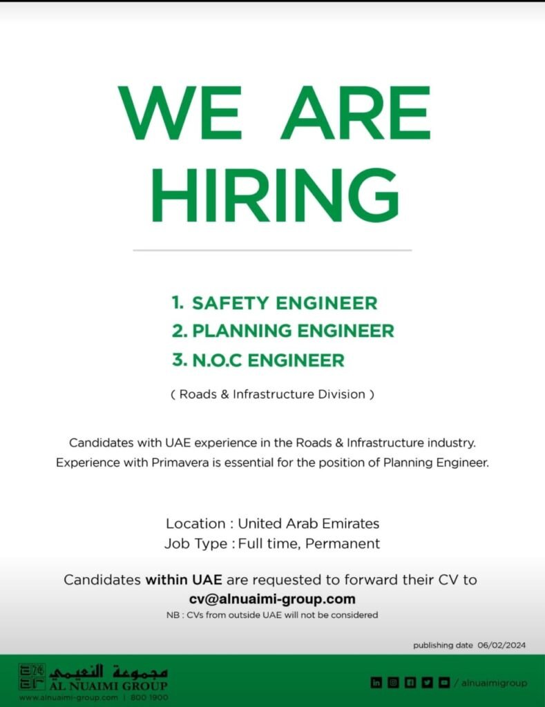 Al Nuaimi Group Careers in UAE