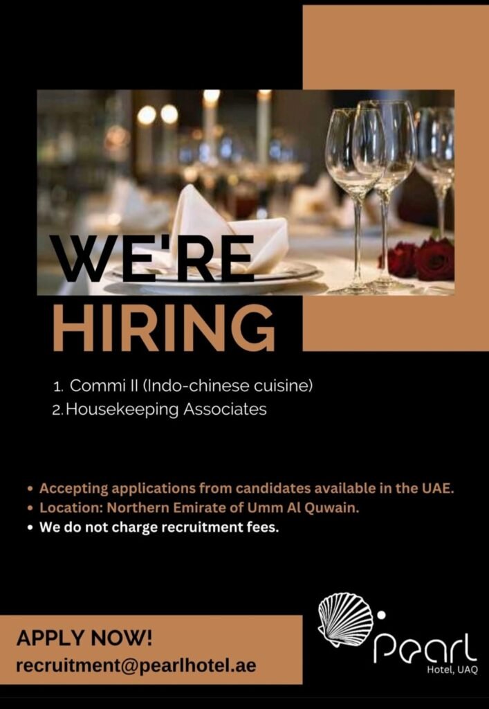 Pearl hotel Career