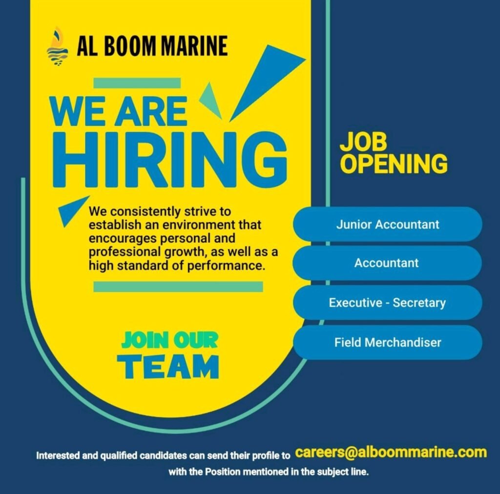 Al Boom Marine Careers in Kuwait