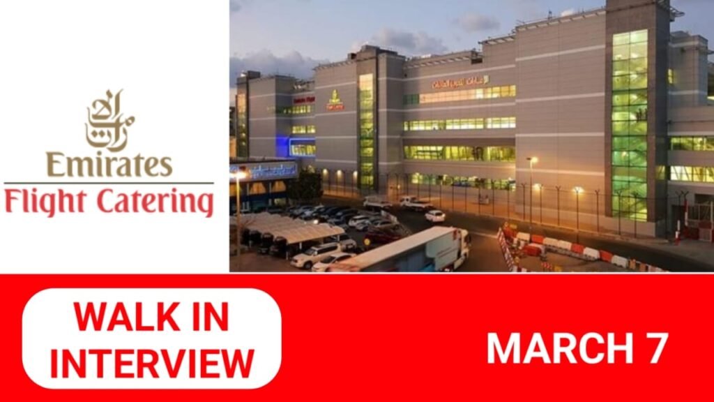 Emirates Flight Catering career 2024