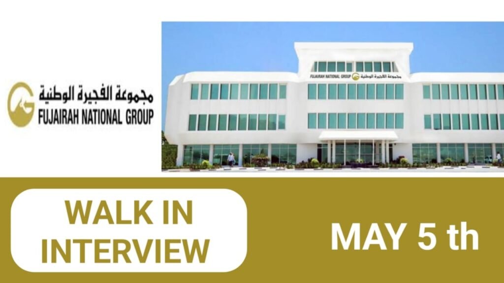 Fujairah National Group Careers in UAE