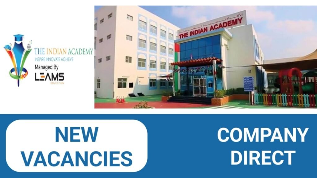 The Indian Academy Careers in UAE