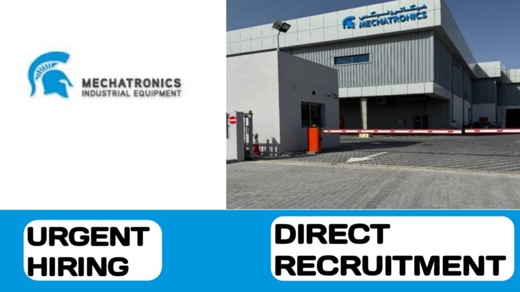 MECHATRONICS INDUSTRIAL EQUIPMENT LLC CAREERS IN UAE| UAE NEW JOB VACANCIES- 2024