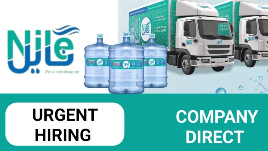 Nile Water company Careers in UAE| UAE new job vacancies -2024
