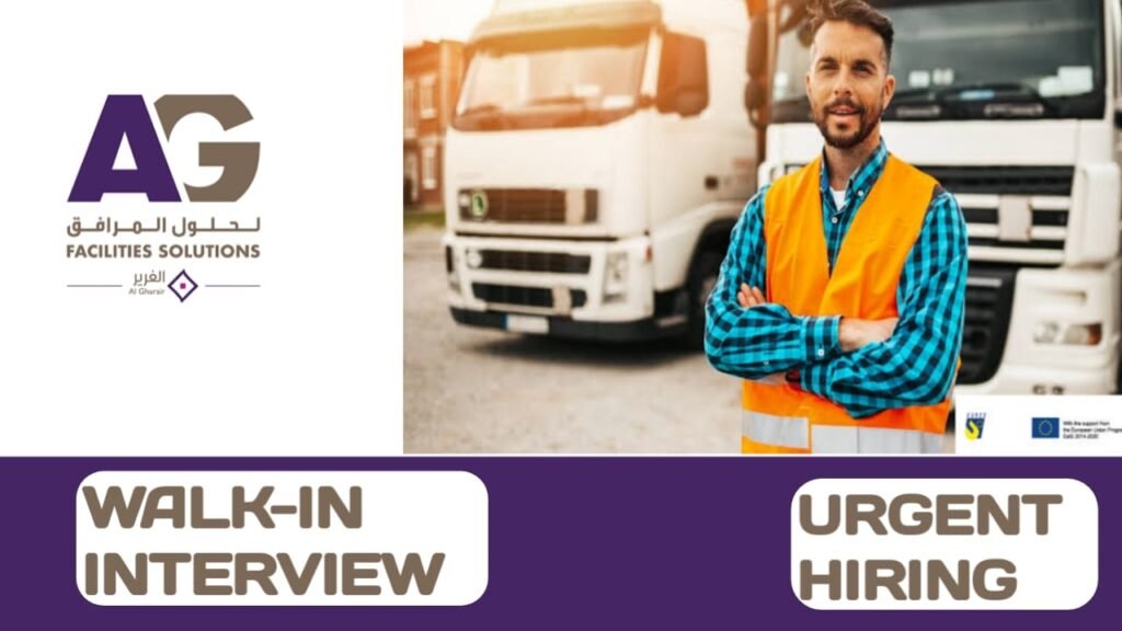 AG Facilities Solutions Announced Walk-in Interview In UAE | UAE new job vacancies -2024