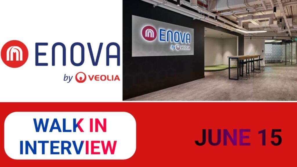 ENOVA Facility company walk in interview| UAE new job vacancies 2024