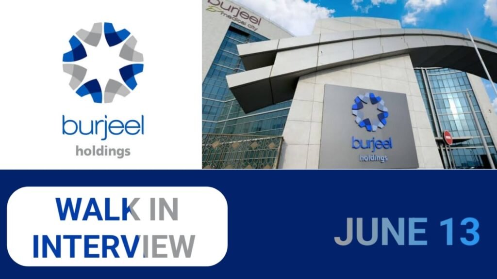 Burjeel holdings walk in interview UAE