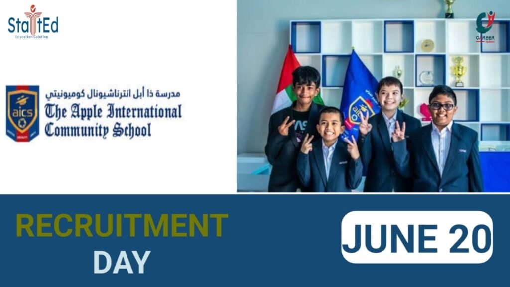 The Apple International Community School walk in interview Dubai