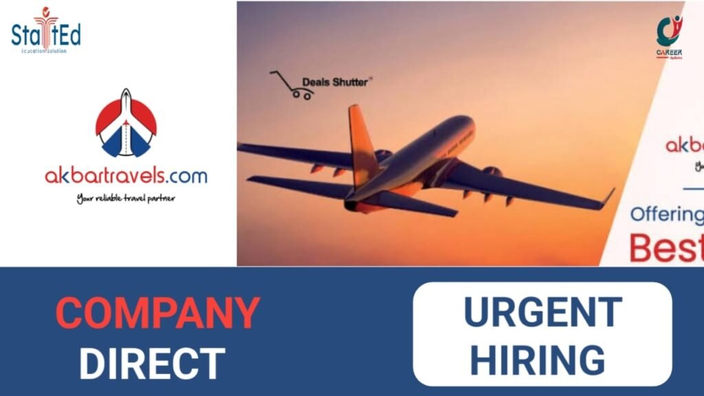 Akbar Travels have new vacancies in UAE