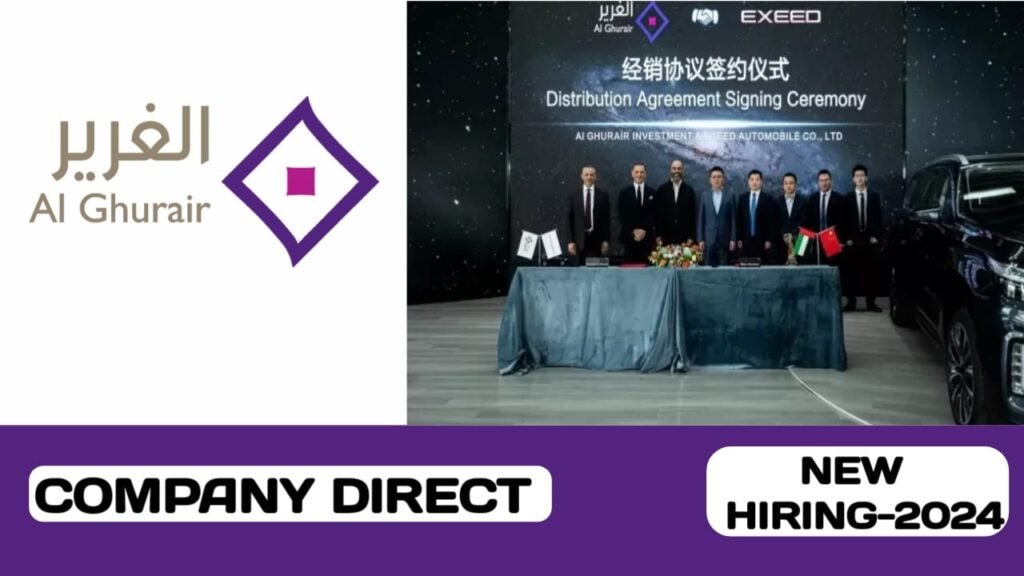 Al Ghurair motors have new vacancies in UAE | UAE new job vacancies 2024
