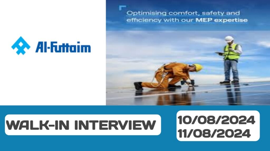 Al Futtaim Contracting Company have new vacancies in UAE |walk-in interview in UAE-2024