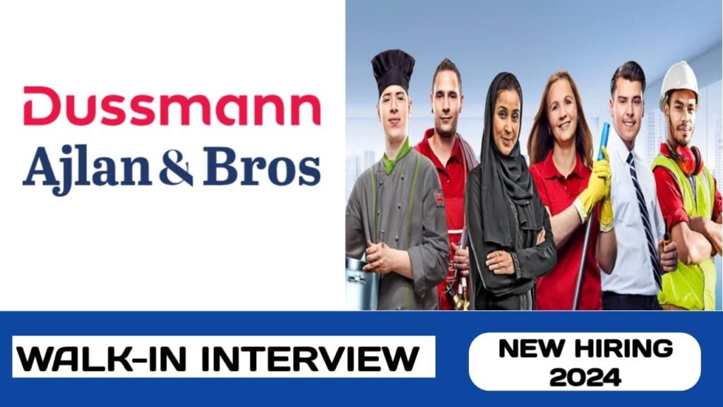 Dussman Group have walk-in interview in Saudi Arabia | new job vacancies in Saudi Arabia - 2024