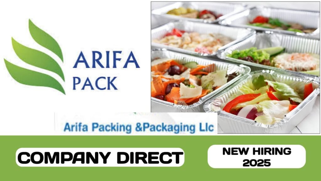 Arifa Packing & Packaging LLC have new vacancies in UAE | new job hiring in UAE - 2025