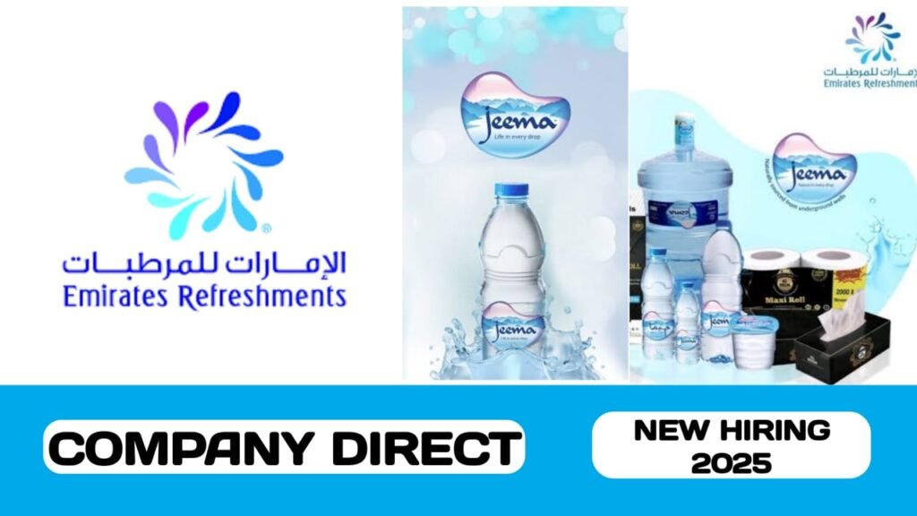 Emirates Refreshment P.J.S.C have vacancies in UAE | Latest job hiring in UAE - 2025