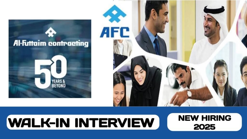 Al-Futtaim Contracting L. L. C have walk-in interview in UAE | new job vacancies in UAE - 2025