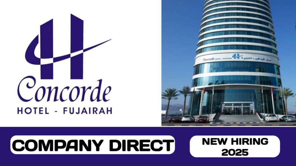 Concorde Hotel Fujairah have some new vacancy in UAE | new job hiring in UAE - 2025