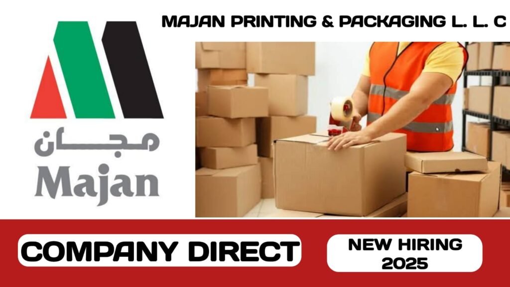 Majan Printing & Packaging Co LLC have new vacancies in UAE | New job hiring in UAE - 2025