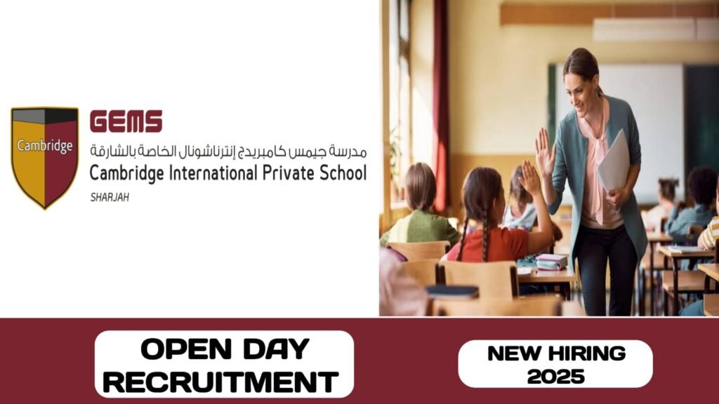GEMS Cambridge International School - Abu Dhabi have open day recruitment | new job vacancies in UAE - 2025