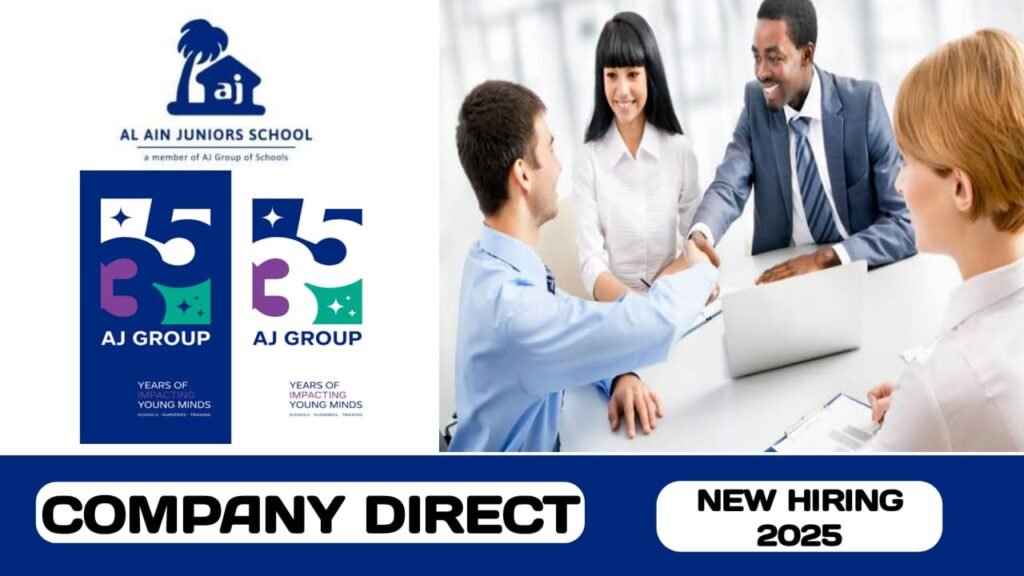 The AJ Group have new vacancies in UAE for the academic year 2024-25