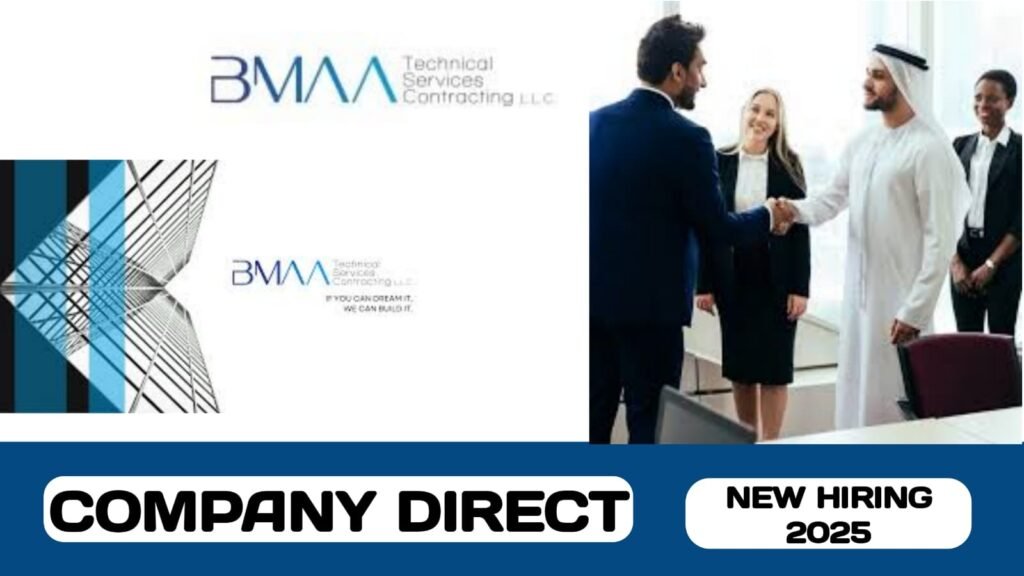 BMAA Technical Services Contracting L. L. C have new vacancies in UAE | new job hiring in UAE - 2025