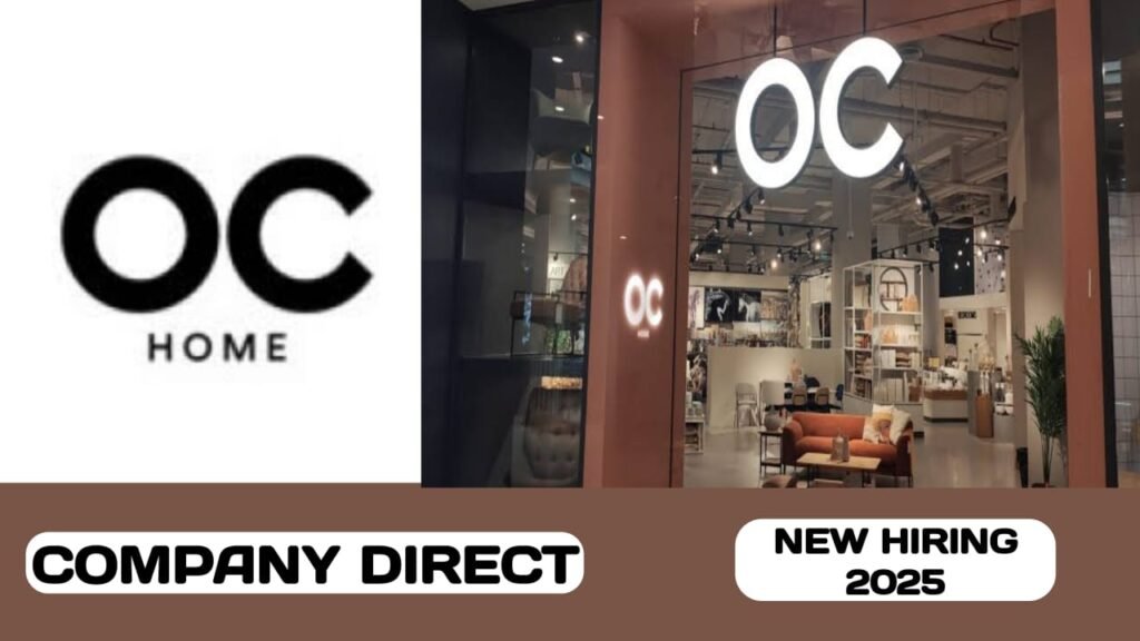 OC Home Furniture have new vacancies in UAE | new job hiring in UAE - 2025