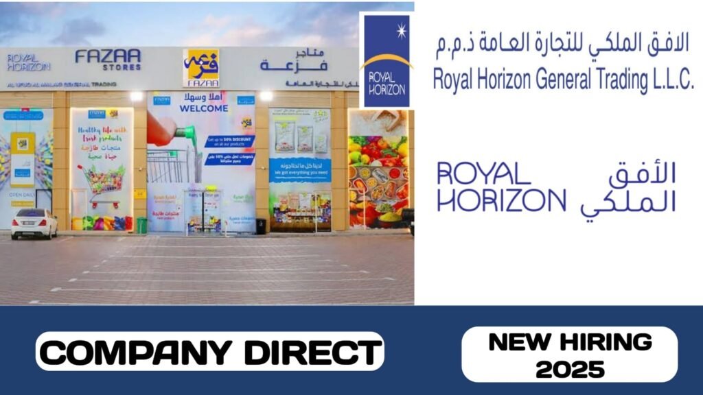 Royal Horizon Holding L. L. C have new vacancies in UAE | new job hiring in UAE- 2025