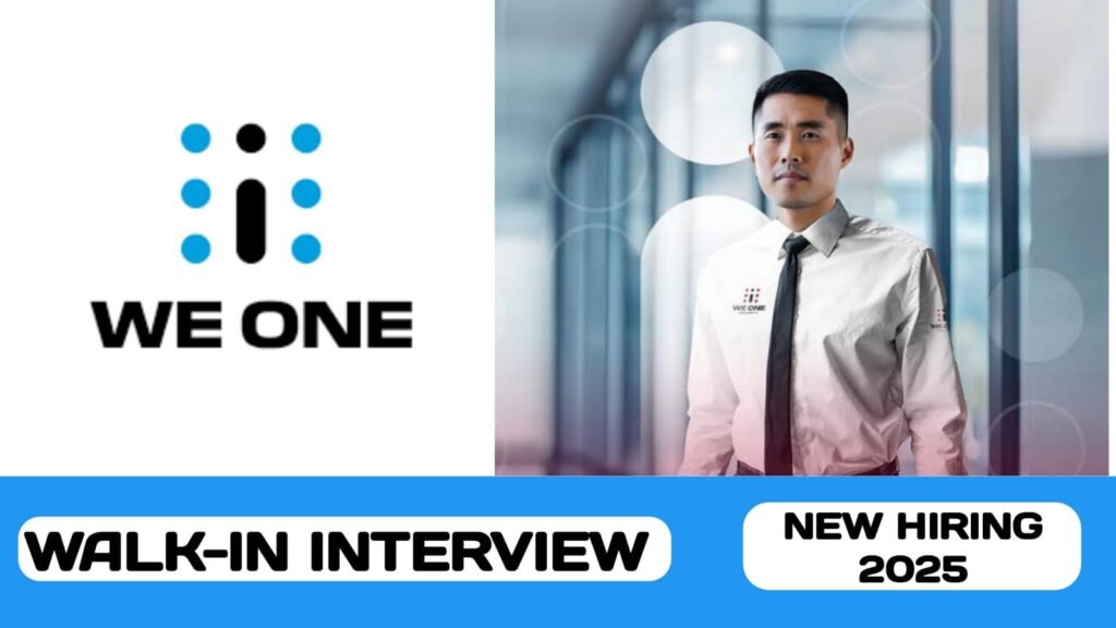 We One is ready to conduct walk-in interview in UAE | new job vacancies in UAE - 2025