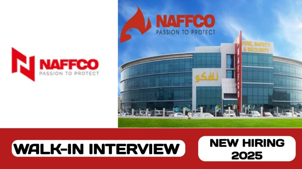 NAFFCO have new walk-in interview in UAE | new job hiring in UAE- 2025