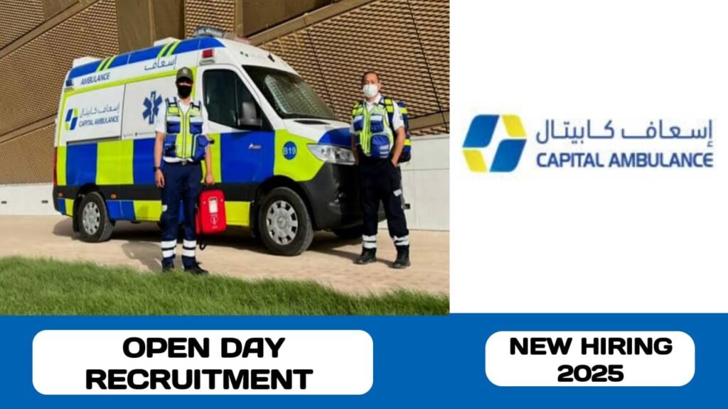 Capital Ambulance have new vacancies in UAE | new job hiring in UAE - 2025