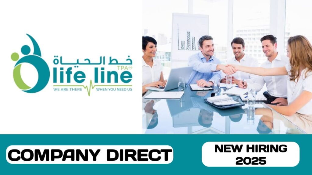 Life line TPA (Khat Al Haya Management of Health Insurance Claims LLC) have new vacancy in UAE | new job hiring in UAE - 2025