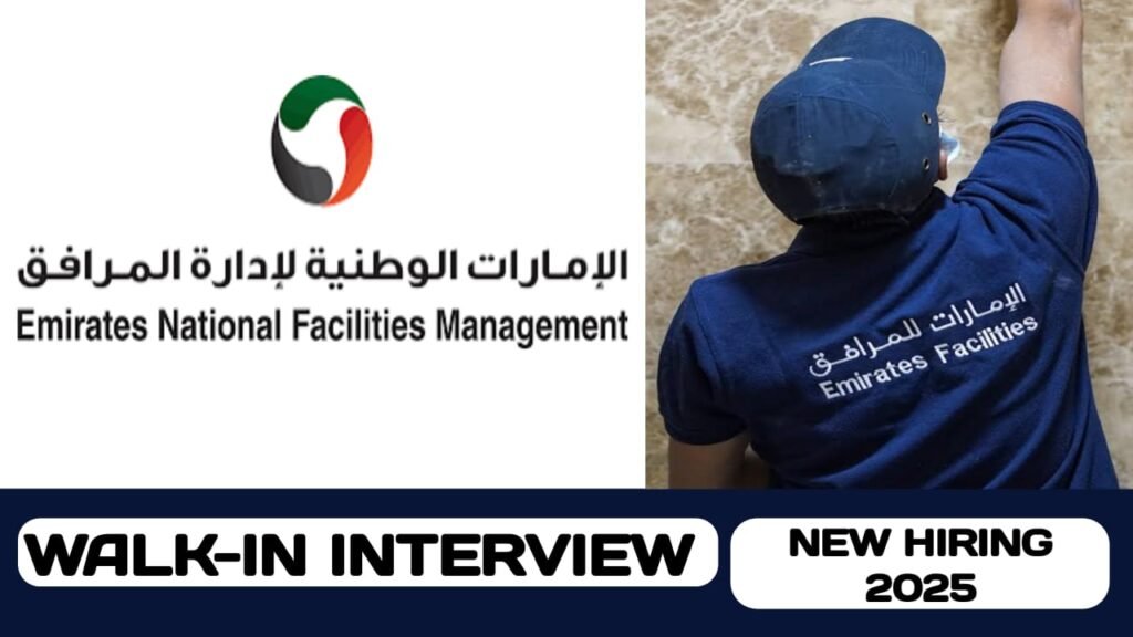 Emirates National Facilities Management is conducting walk-in interview in UAE | New job hiring in UAE - 2025