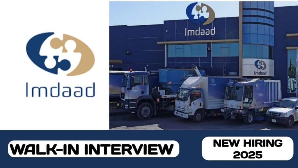 Imdaad Integrated Facilities Management have new vacancies in UAE | new job hiring in UAE - 2025